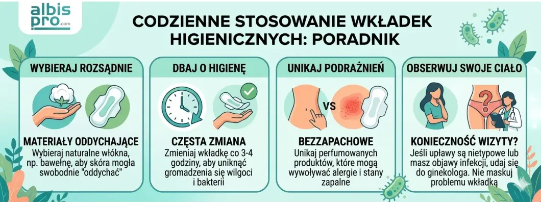 Czy wkładki higieniczne są bezpieczne przy codziennym stosowaniu