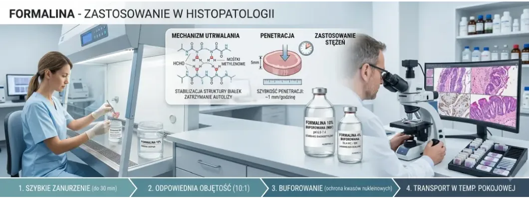 Formalina - zastosowanie w histopatologii Formalina - zastosowanie w histopatologii