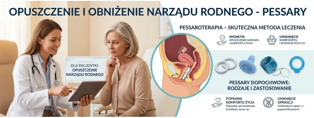 Pessary – nieinwazyjna pomoc dla kobiet z problemem obniżenia narządów miednicy