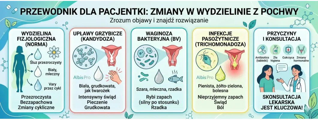 Zmiany w wydzielinie z pochwy - kiedy są fizjologiczne, a kiedy wymagają konsultacji