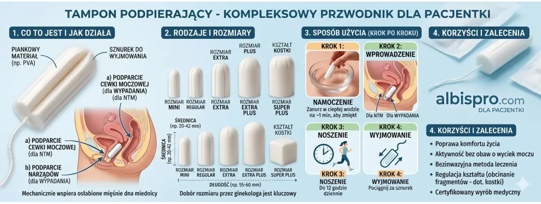 Tampon podpierający. Co musisz wiedzieć? Tampon podpierający. Co musisz wiedzieć?