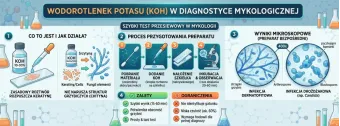 Wodorotlenek potasu (KOH) w diagnostyce mykologicznej
