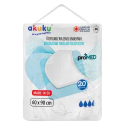 Higieniczny podkład jednorazowy proMED 60x90cm 20szt.
