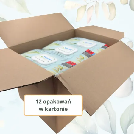 Bene Hygienic Chusteczki XL 72 szt. nawilżane z witaminą E przebadane dermatologicznie / BH0900 / Bene Hygienic