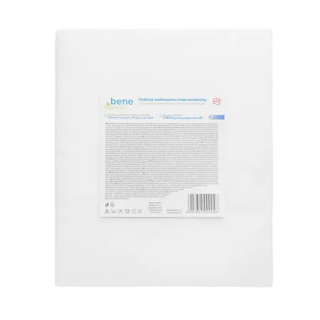 Podkład wielorazowy nieprzemakalny wodoodporny na materac 90x200cm PNSK / BH0904 / Bene Hygienic