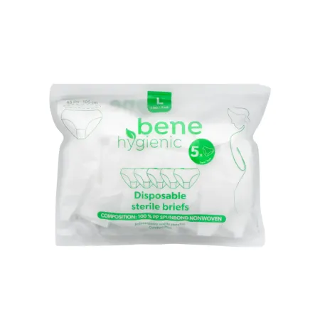 Majtki damskie jednorazowe sterylne Bene Hygienic rozmiar XL 105-115cm 5szt. / BH0911 / Bene Hygienic