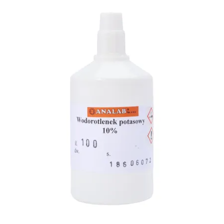 KOH 10% / wodorotlenek potasu do BV 100ml / G0007 / Analab
