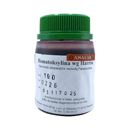 Hematoksylina wg. Harrisa 100ml / G0014 / Analab