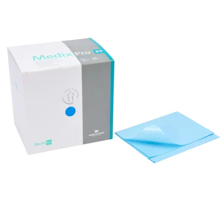MedixPro PF 80 złożonych serwet w odcinkach 33x48cm niebieskie / G0046 / MedixPro
