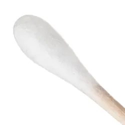 Pałeczki drewniane do wymazów 23cm mały wacik S 5mm niesterylne op. 100 szt.