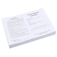 Druk karta zdrowia ciężarnej 100 arkuszy A5