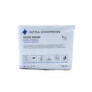 Kompres z gazy niejałowy 10x10cm 13N 8W 100 szt. Intra Compress