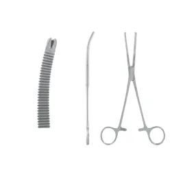 Kleszczyki do otrzewnej typu Mikulicz odgięte 200 mm