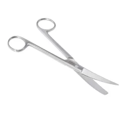 Nożyczki chirurgiczne odgięte 180 mm ostre - tępe
