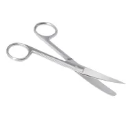 Nożyczki chirurgiczne odgięte 140 mm ostre - tępe