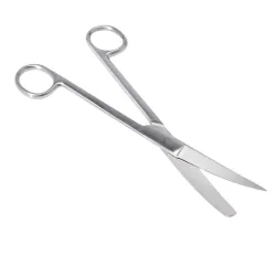 Nożyczki chirurgiczne odgięte 200 mm ostre - tępe