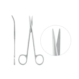 Nożyczki Nelson-Metzenbaum odgięte 150 mm