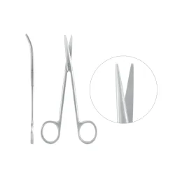 Nożyczki Nelson-Metzenbaum odgięte 180 mm