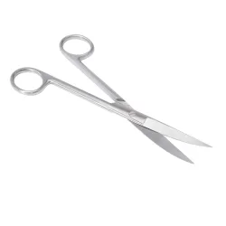 Nożyczki chirurgiczne odgięte 180 mm ostre - ostre