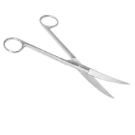 Nożyczki chirurgiczne odgięte 200 mm ostre - ostre