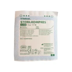 Kompresy z gazy jednorazowe sterylne 5x5cm 50 szt.