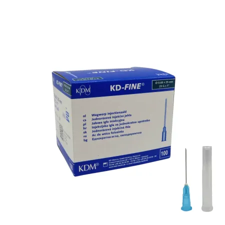 Igła iniekcyjna sterylna 23G 0,6x25mm 100 szt. KD-Fine / G0401 / KD Medical
