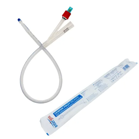 Cewnik Foley dwudrożny silikonowany 5-15ml rozmiar CH18 / G0422 / Intergos