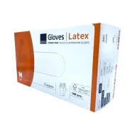 Rękawice lateksowe bezpudrowe M niesterylne 100 szt. Abena