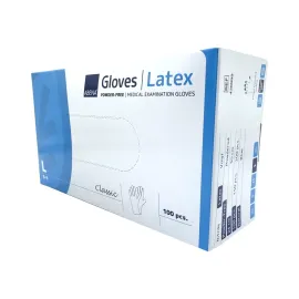 Rękawice lateksowe bezpudrowe L niesterylne 100 szt. Abena