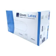 Rękawice lateksowe pudrowane L niesterylne 100 szt. Abena