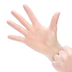 Rękawice winylowe bezpudrowe S niesterylne 100 szt. easyCARE