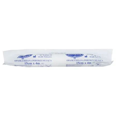 Opaska dziana podtrzymująca bandaż opatrunkowy 4m x 15cm / G0476 / Biomar