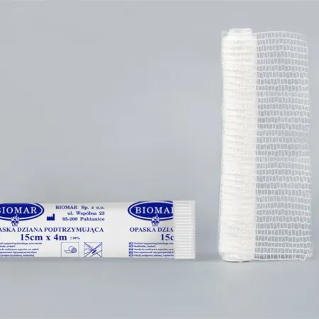 Opaska dziana podtrzymująca bandaż opatrunkowy 4m x 15cm / G0476 / Biomar