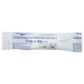 Opaska dziana podtrzymująca bandaż opatrunkowy 4m x 5cm