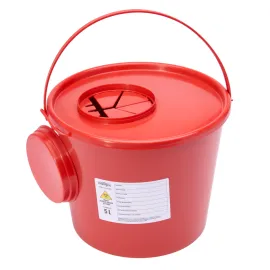 Pojemnik PCV na odpady medyczne wiadro 5L