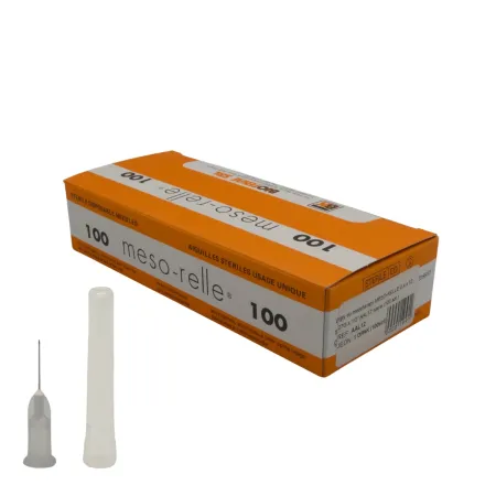 Igła do mezoterapii igłowej Meso-relle 27G 0,4x12mm 100 szt. / G0506 /