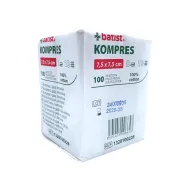 Kompres z gazy niejałowy 7,5x7,5cm 100 szt. 13N 8W Batist