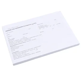 Druk opisu badania USG ginekologicznego wg. PTG 100 arkuszy A5