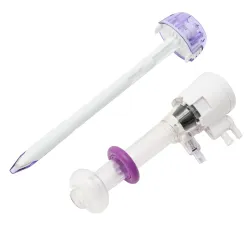 Trokar laparoskopowy ostrzowy z balonem jednorazowy 12mm/10cm Trokar laparoskopowy ostrzowy z balonem jednorazowy 12mm/10cm