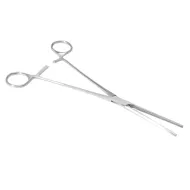 Klem DeBakey ząbkowane proste 240 mm