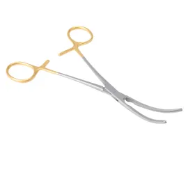 Klem DeBakey ząbkowane 30° 200 mm Gold