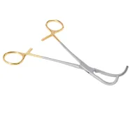 Klem DeBakey ząbkowane 90° 200 mm Gold
