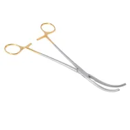 Klem DeBakey ząbkowane 30° 240 mm Gold