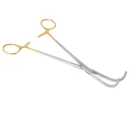 Klem DeBakey ząbkowane 90° 240 mm Gold Klem DeBakey ząbkowane 90° 240 mm Gold