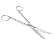 Nożyczki chirurgiczne odgięte 160 mm ostre - ostre