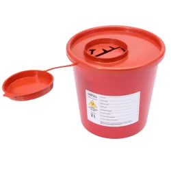 Pojemnik PCV na odpady medyczne wiadro 2L