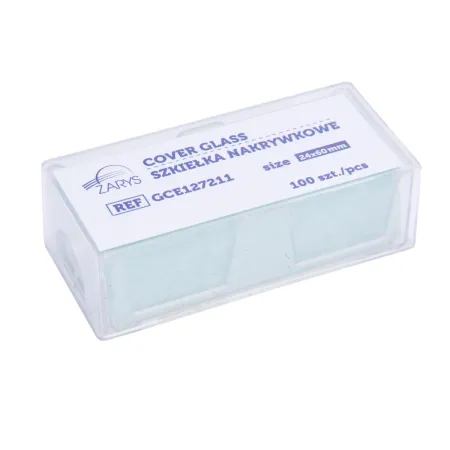 Szkiełka nakrywkowe 24x60 mm 100 szt. / G0810 / Zarys