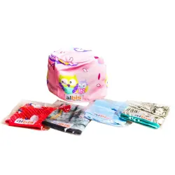 Czepek medyczny na głowę kolorowy wielorazowy