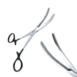 Kleszczyki Pean odgięte 140 mm Black