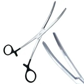 Kleszczyki Pean odgięte 180 mm Black